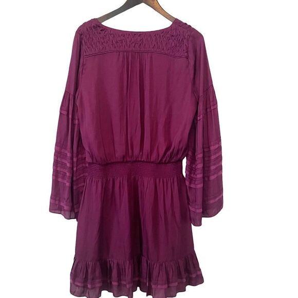 Elegant Purple Women's Dress - Picture 2 of 12